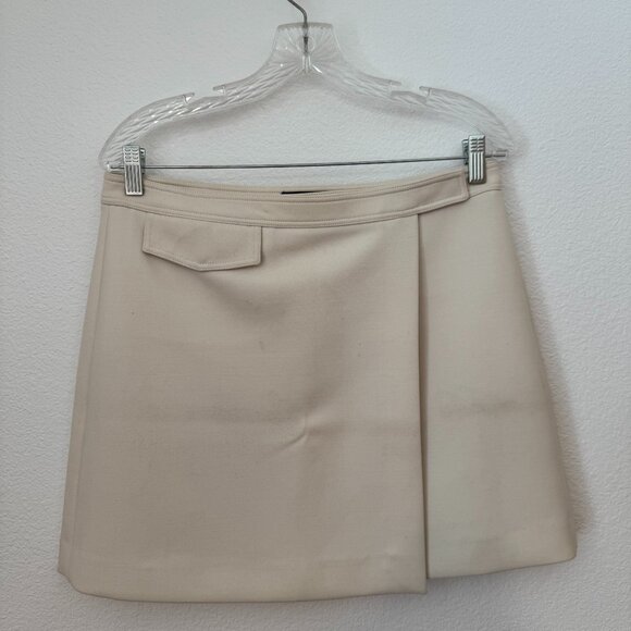 Theory Snap Mini Skirt With Wrap Detail | Size 8 - Picture 1 of 5